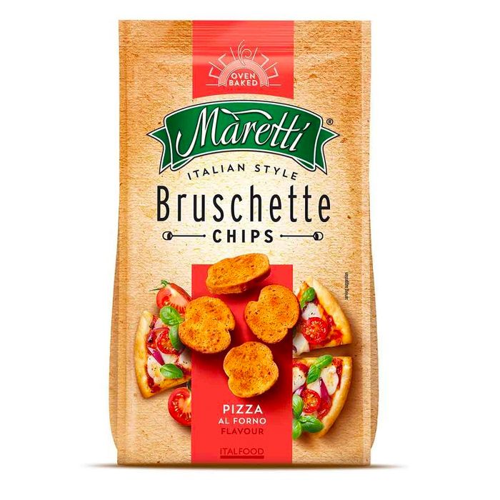 MARETTI BRUSCHETTE CHIPS PIZZA 140 GR - SUPERMIX