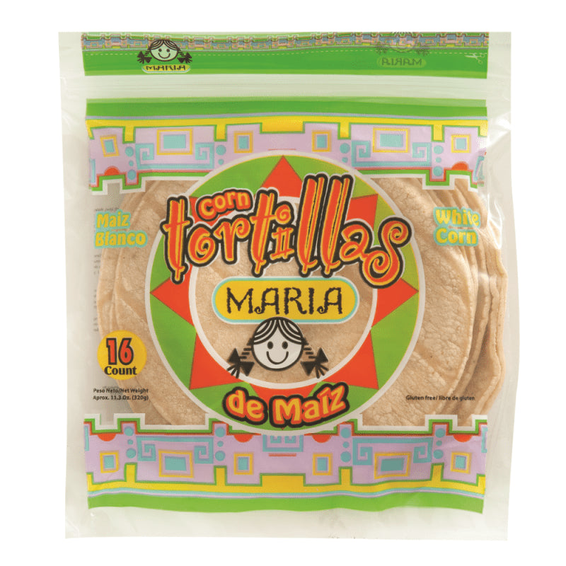 MARIA TORTILLA MAIZ BLANCO 16 UND - SUPERMIX