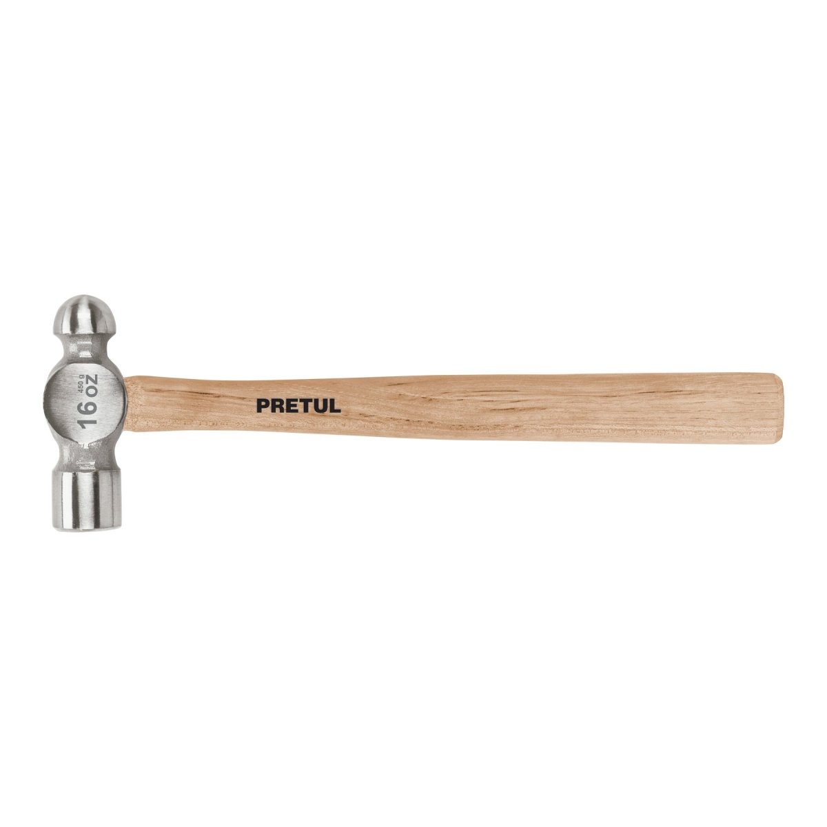 MARTILLO 16OZ PULIDO DE BOLA MANGO DE MADERA PRETUL.. - SUPERMIX
