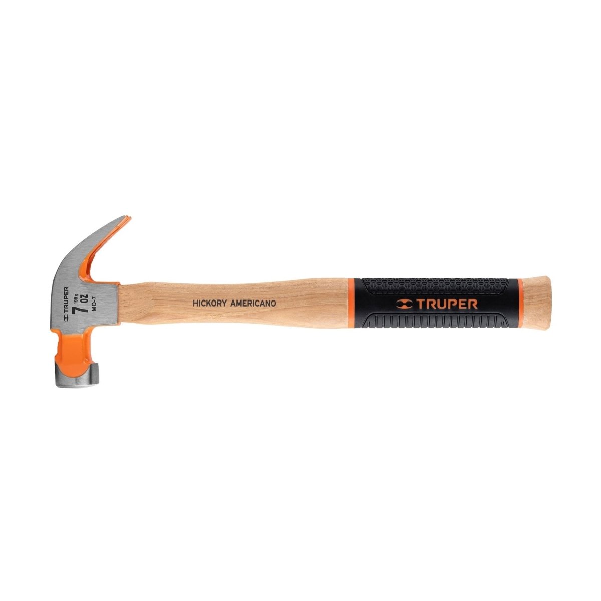 MARTILLO 20OZ PULIDO UÑA CURVA MANGO DE MADERA CON GOMA TRUPER.. - SUPERMIX