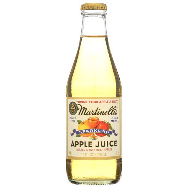 MARTINELLIS SPARKLING APPLE JUICE 10 OZ - SUPERMIX