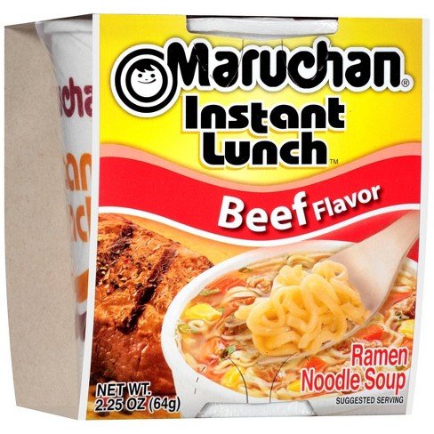 MARUCHAN SOUP BEEF FLAVR IN 2.25 OZ - SUPERMIX
