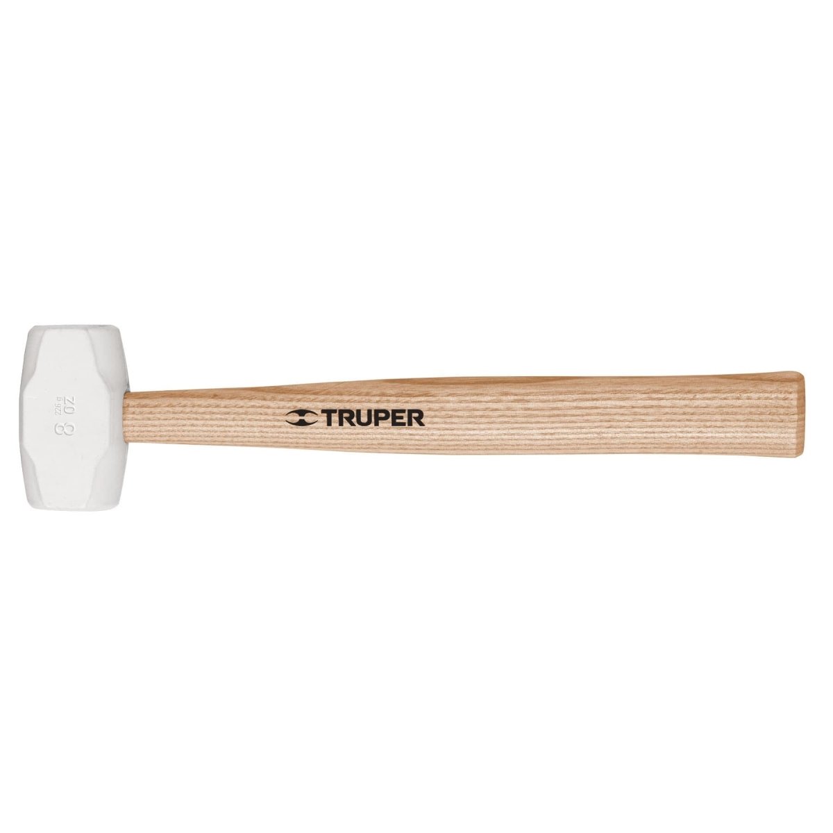 MASETA 16OZ DE GOMA MANGO DE MADERA TRUPER - SUPERMIX