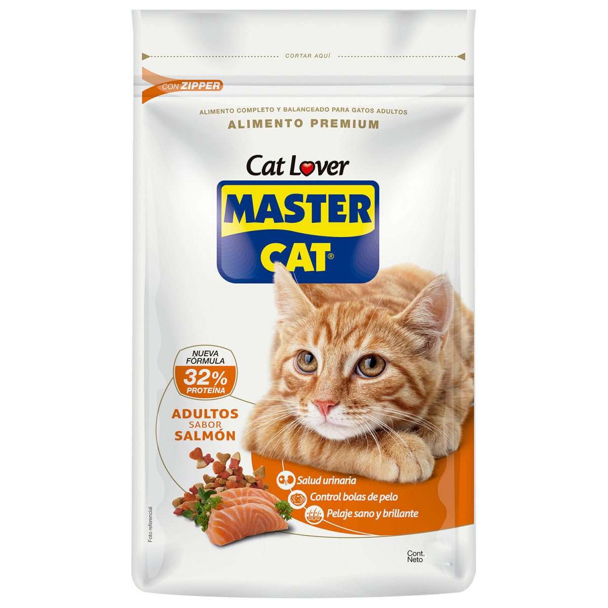 MASTER CAT ADULTO SALMON 500 GRS - SUPERMIX