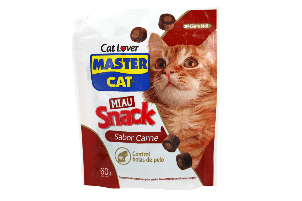 MASTER CAT SNACKS SABOR A CARNE 60 GRS - SUPERMIX