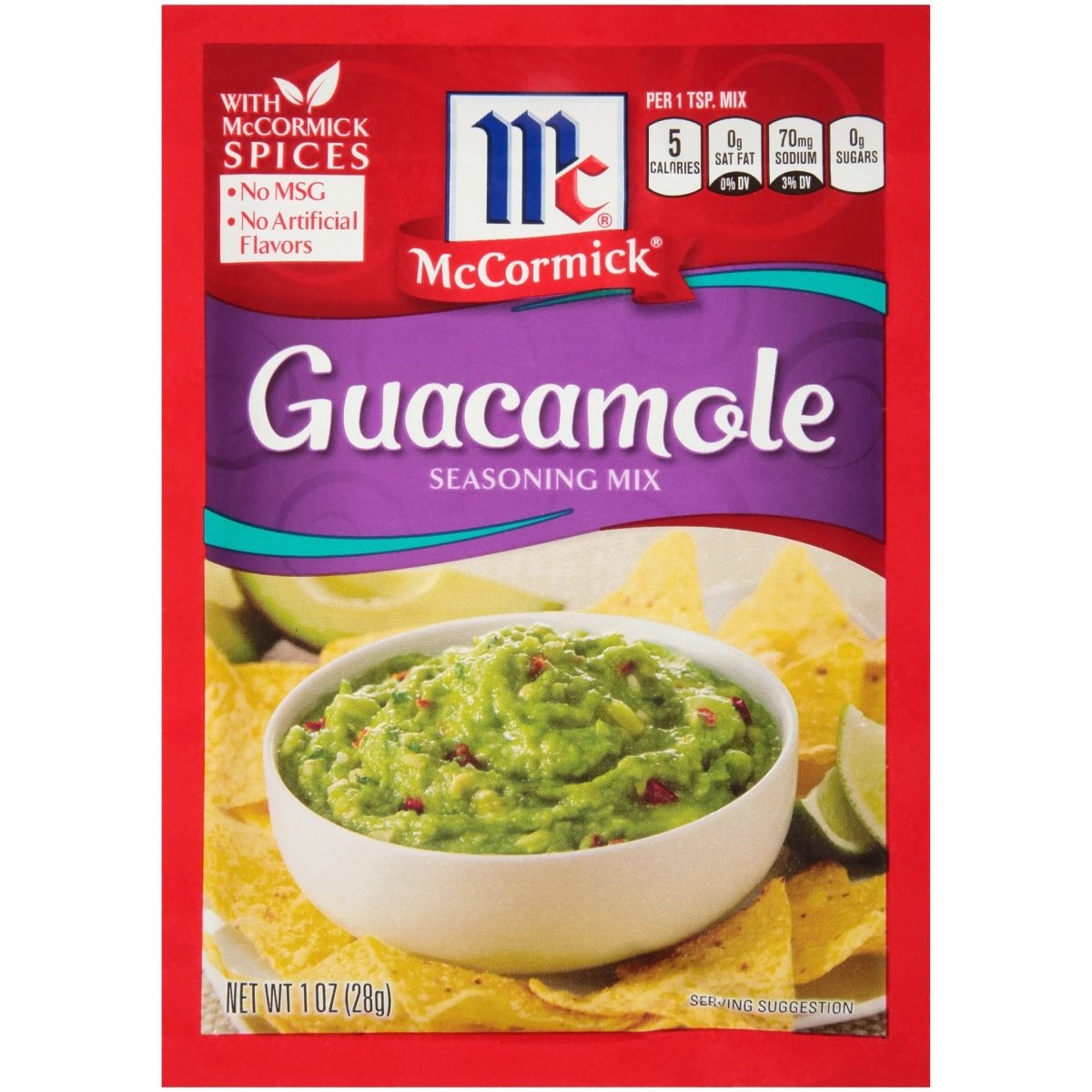 MCCORMICK GUACAMOLE SEASN MX 1 OZ - SUPERMIX