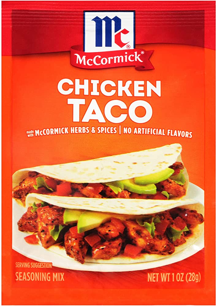 MCCORMICK TACO SEASN CHICKEN 1 OZ - SUPERMIX