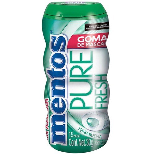 MENTOS GUM SPEARMINT (GOMA DE MASCAR) 30G - SUPERMIX