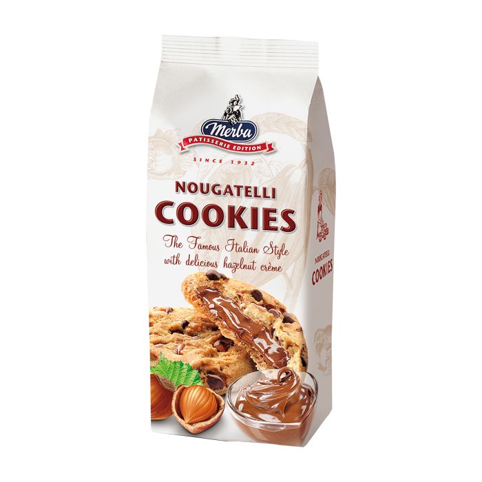 MERBA COOKIES PATISSERIE NOUGATELL 200 GRS - SUPERMIX