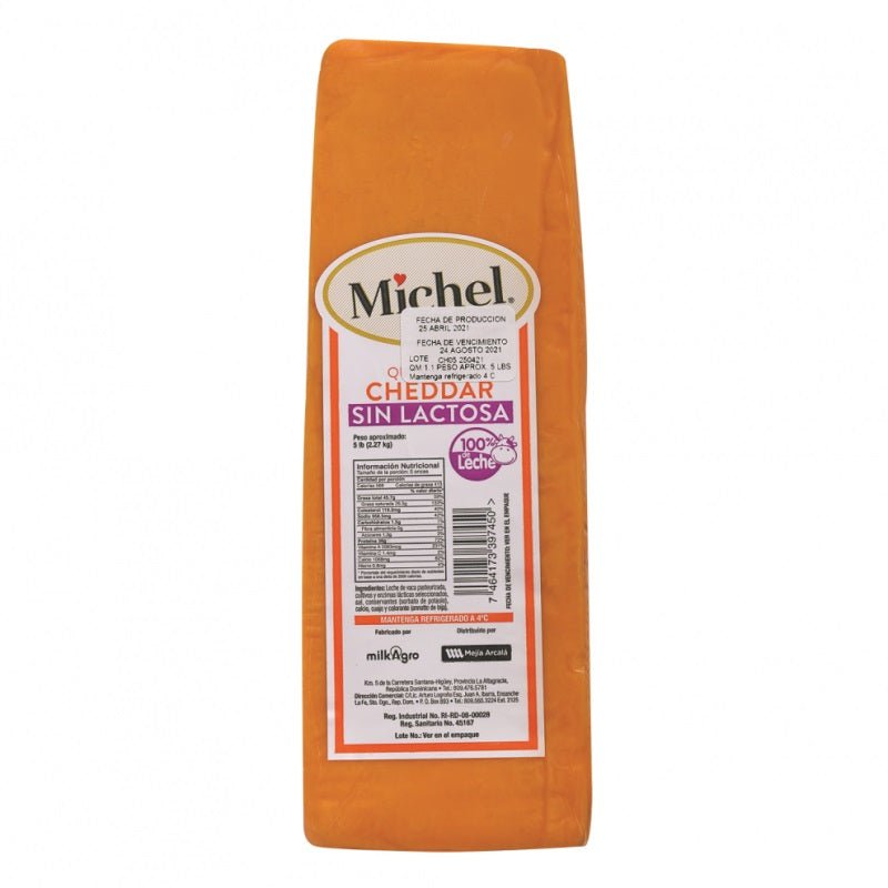 MICHEL QUESO CHEDDAR S/LACTOSA - SUPERMIX