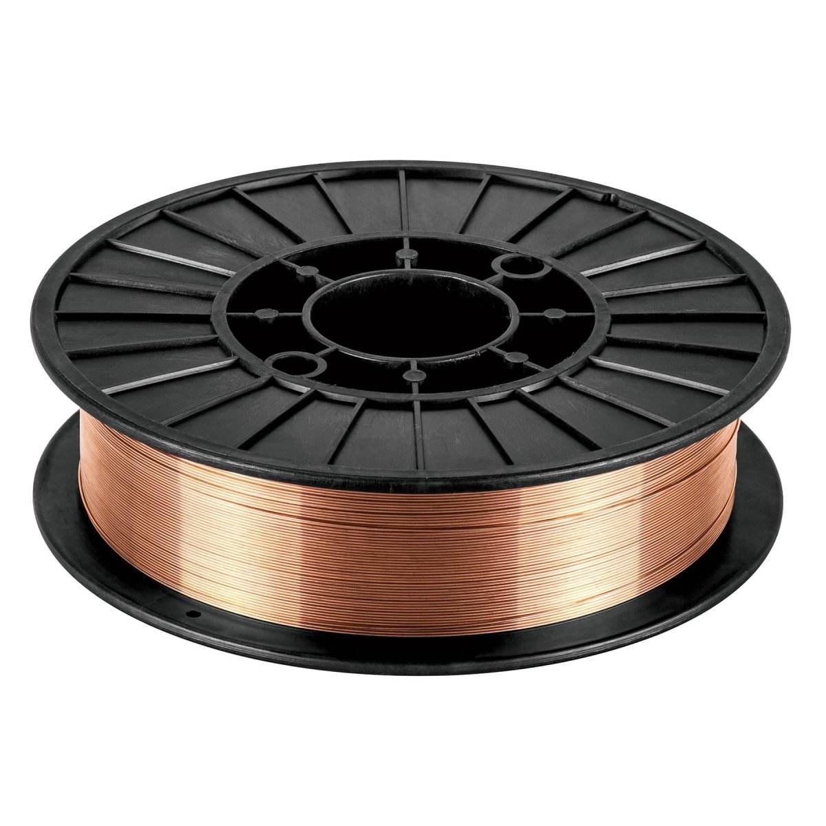 MICROALAMBRE SOLIDO DE ACERO RECUBIERTO DE COBRE EN CARRETE, 15 KG - SUPERMIX