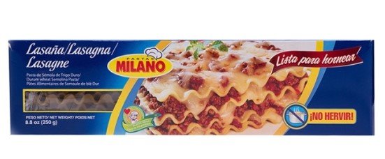 MILANO PASTA LASAÑA TRADICIONAL 370 GR - SUPERMIX