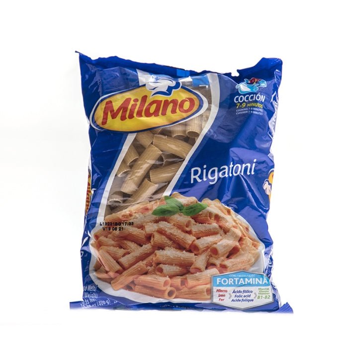 MILANO PASTA RIGATONIS 400 GR - SUPERMIX