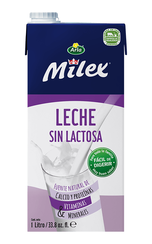 MILEX LECHE UHT SEMIDESCREMADA SIN LACTOSA 1 LT - SUPERMIX