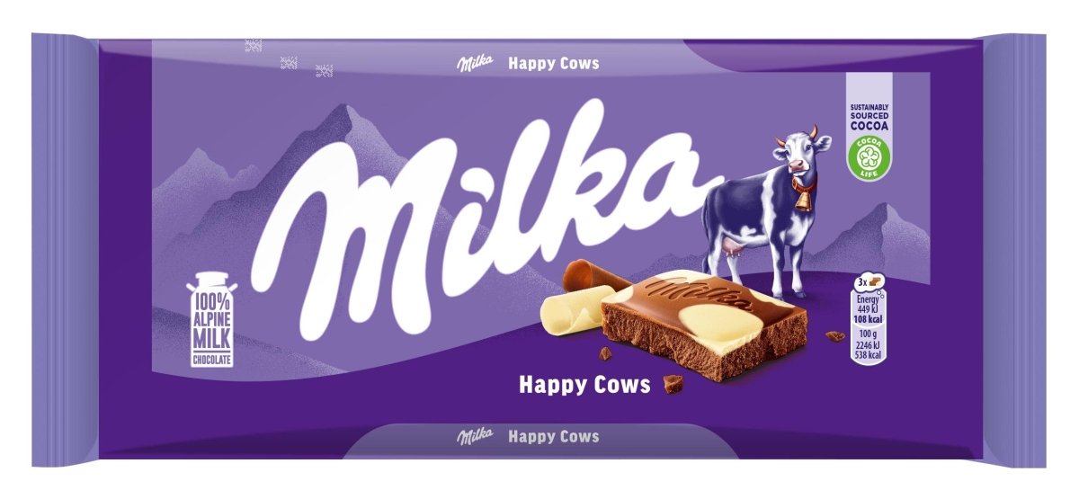 MILKA CHOCOLATE HAPPY COW 100 GR - SUPERMIX