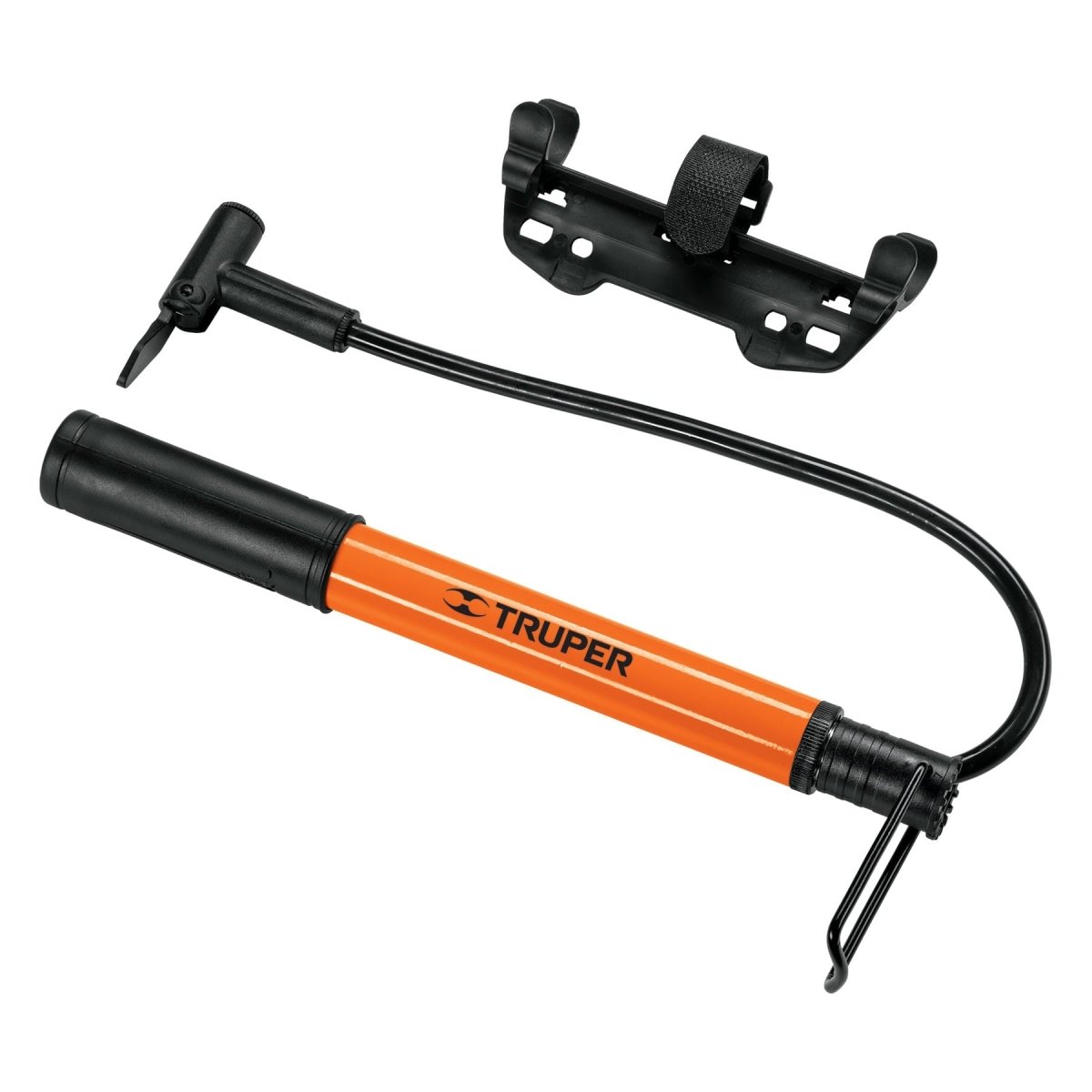 MINI BOMBA DE AIRE MANUAL 60 PSI PARA BICICLETA TRUPER - SUPERMIX