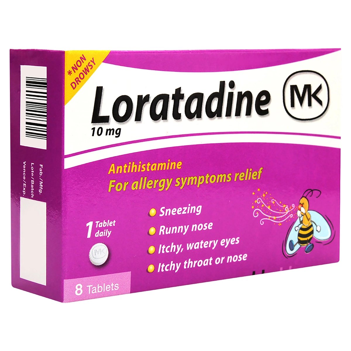 MK LORATADINA 10MG/8 BA214 - SUPERMIX