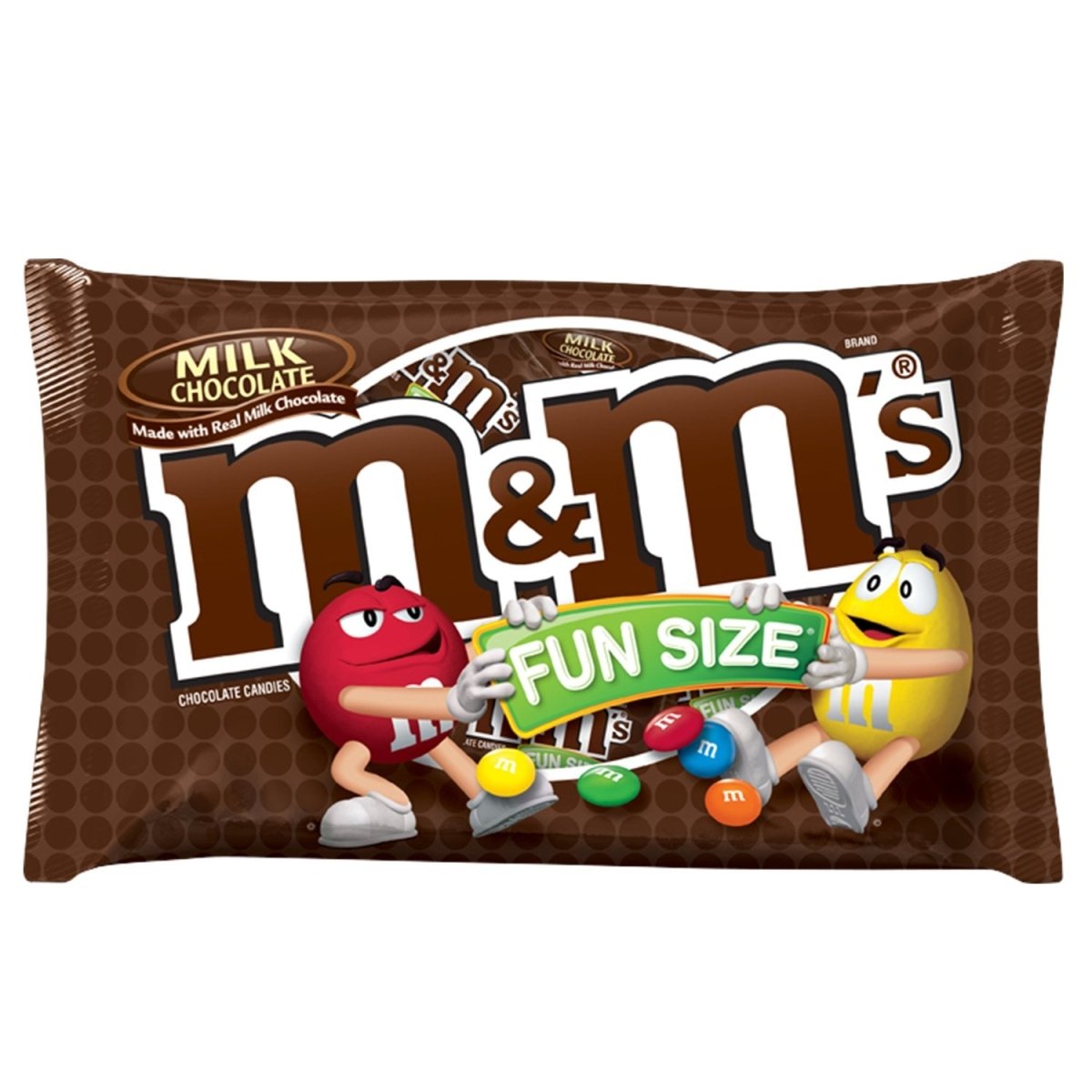 M&M PLAIN FUN SIZE 24/10.53 OZ - SUPERMIX