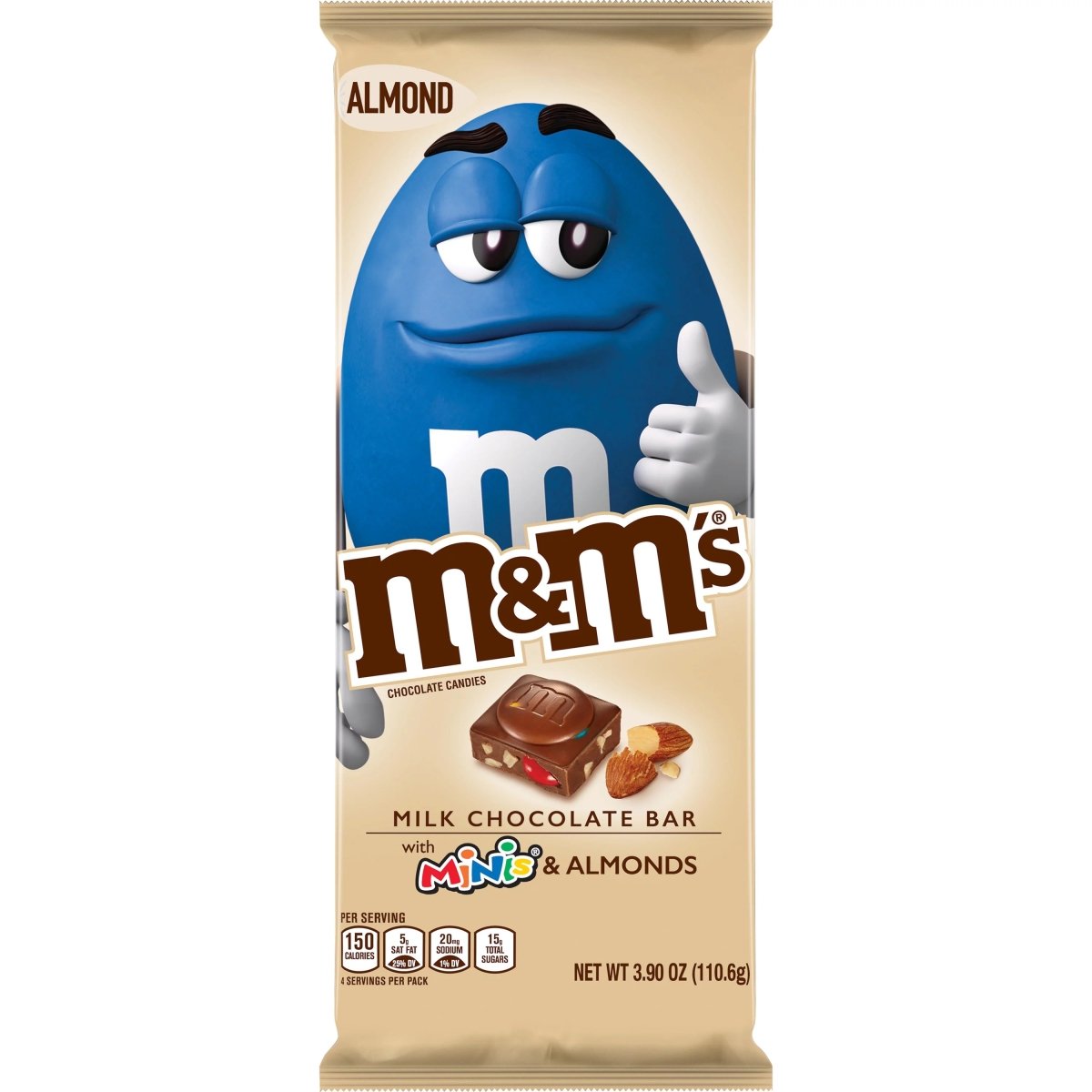 M&M'S ALMOND WITH MINIS BAR 12/3.9 OZS - SUPERMIX