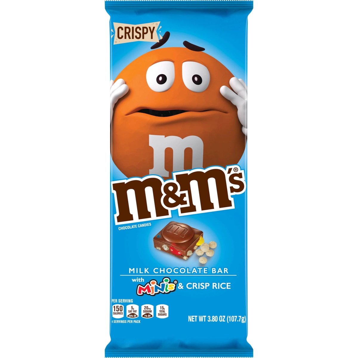 M&M'S CRISPY WITH MINIS BAR 12/3.9 OZS - SUPERMIX