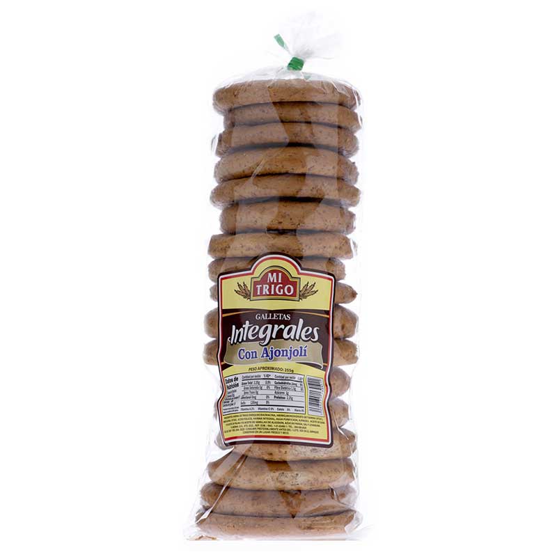 MOLINO DEL SOL GALLETA INTEGRAL AJONJOLI MI TRIGO - SUPERMIX