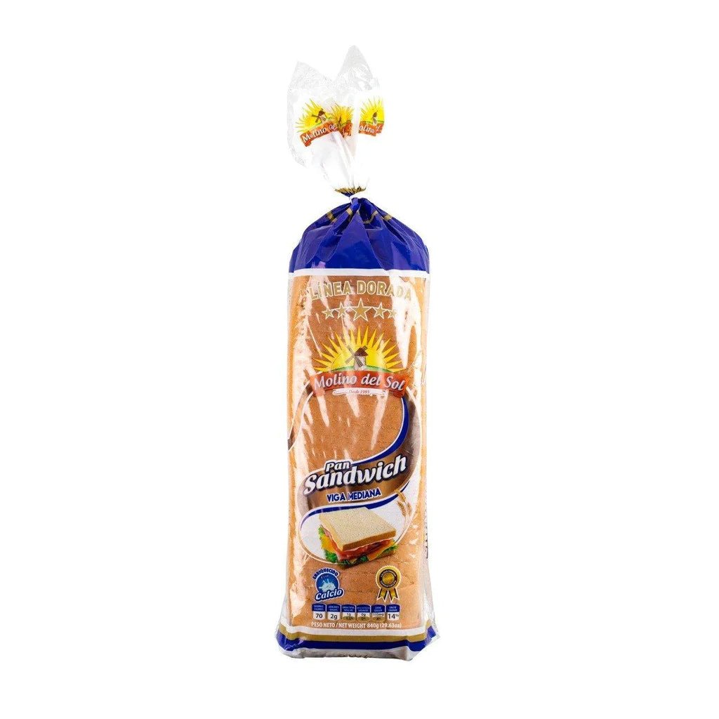 MOLINO DEL SOL PAN VIGA JUMBO NATURAL 840 GR - SUPERMIX