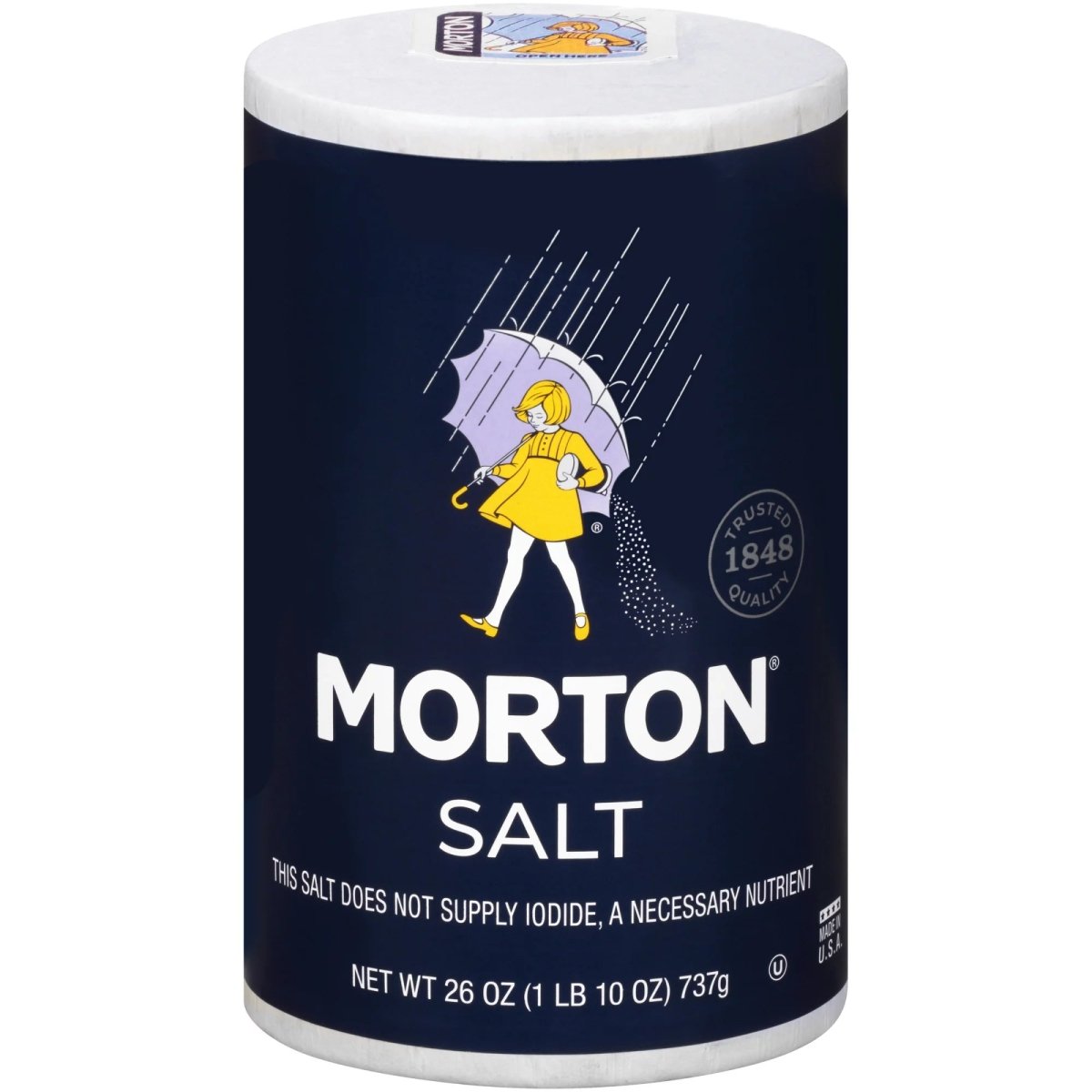 MORTON PLAIN SALT 26 OZ - SUPERMIX