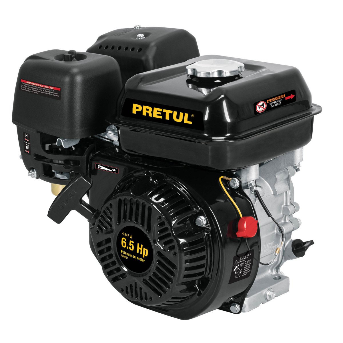 MOTOR A GASOLINA DE 6.5HP - SUPERMIX