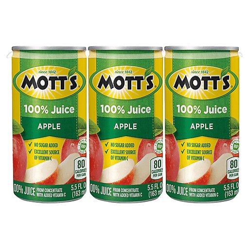 MOTTS APPLE JUICE 6PK 5.5 OZ - SUPERMIX