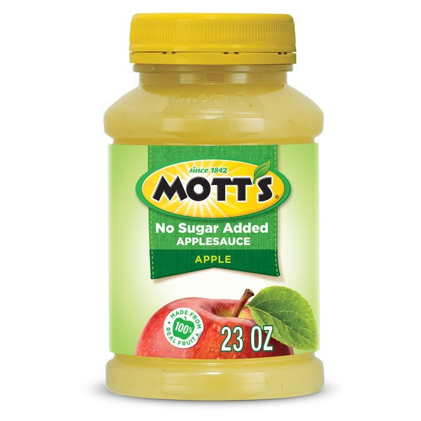 MOTTS APPLE SAUCE NATURAL 23 OZ - SUPERMIX