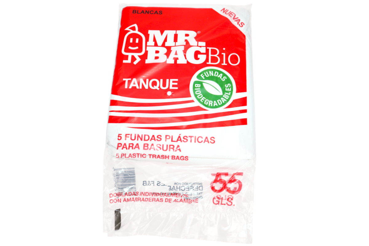 MR. BAGS FUNDAS BLANCA 55 GLS - SUPERMIX