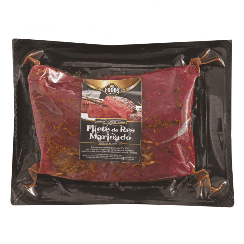 MR FOODS VACIO DE RES MARINADO BBQ - SUPERMIX
