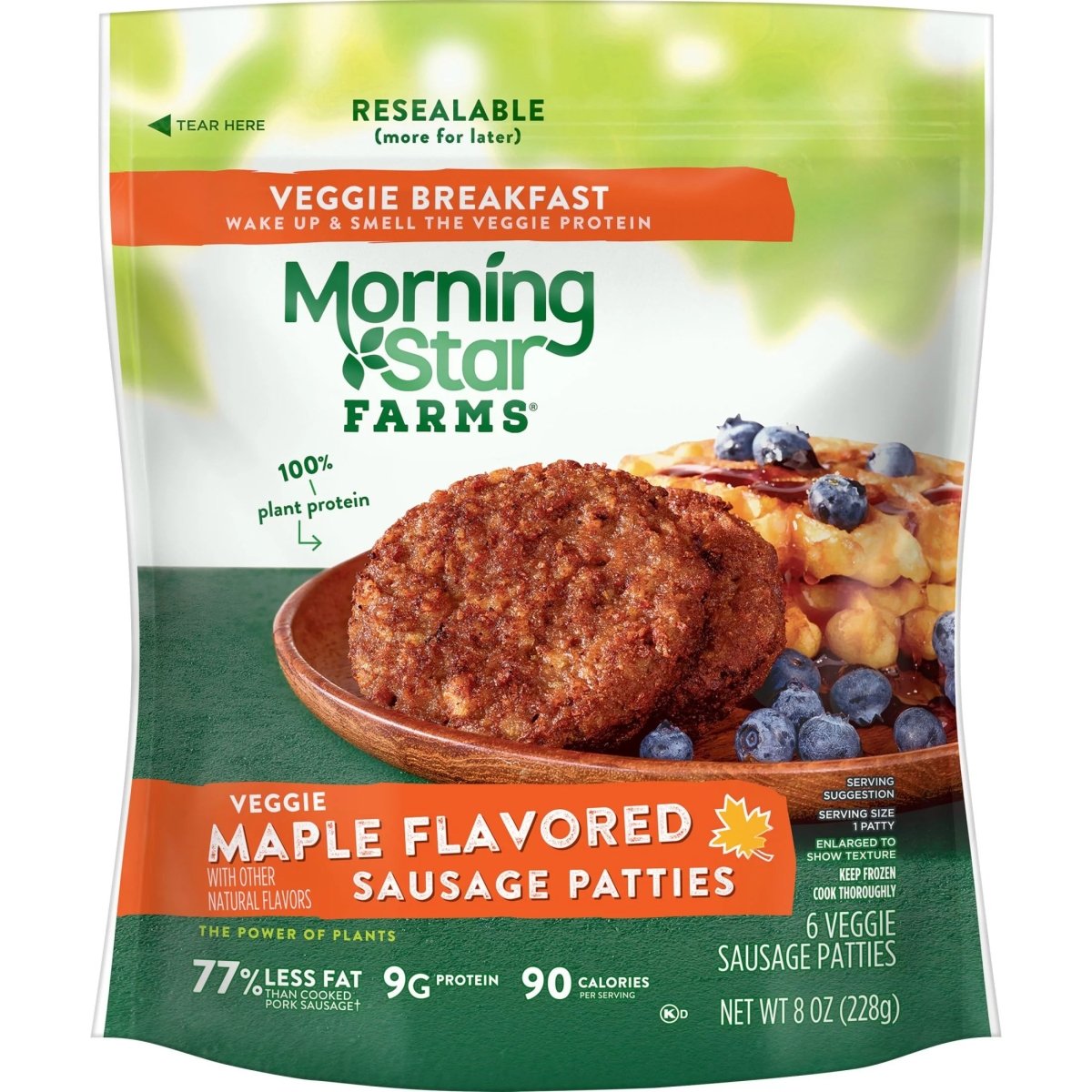 MRNG STAR BREAKFAST PATTIES 8 OZ - SUPERMIX