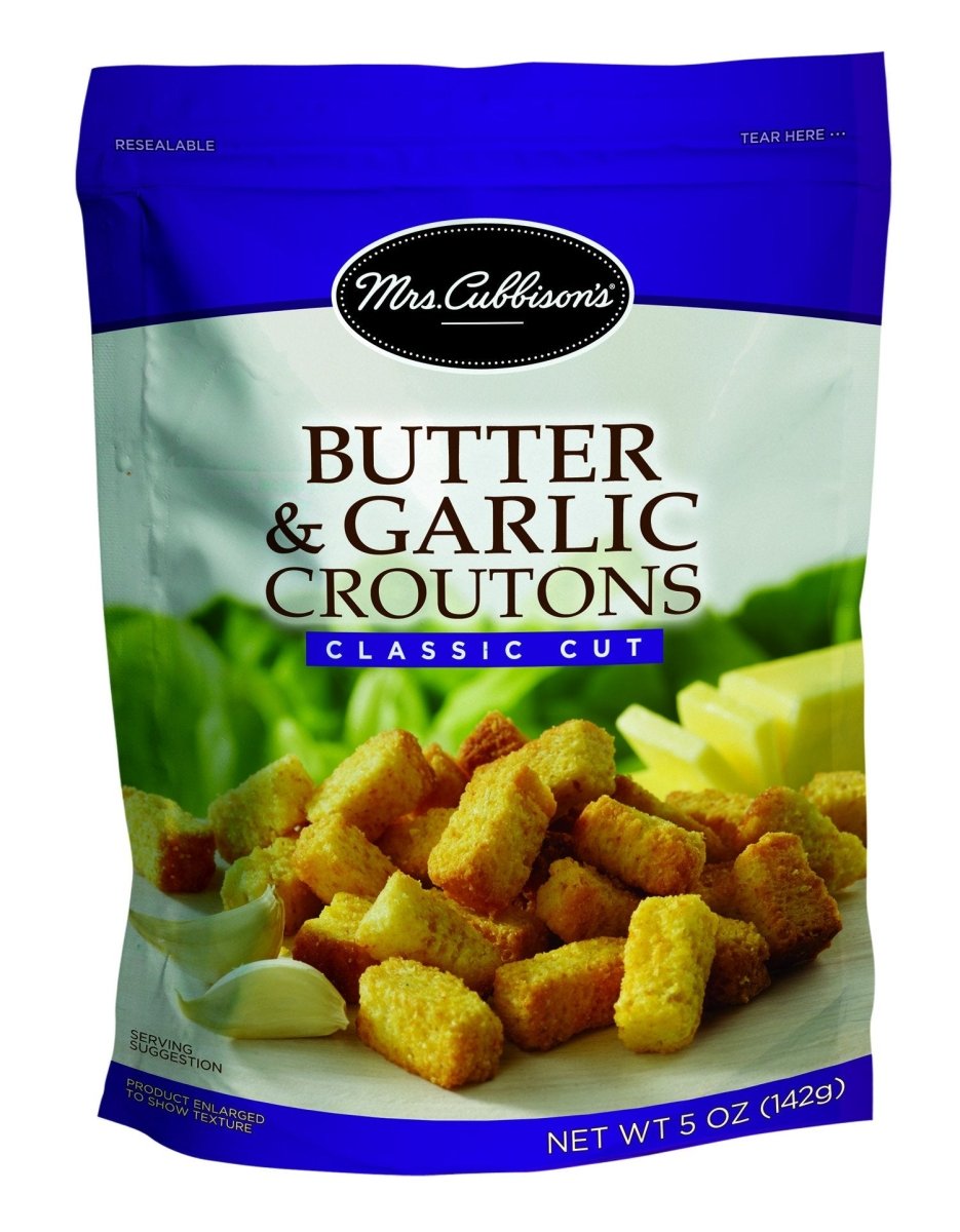 MRS. CUBBISON S GARLIC AND BUTTER CROUTONS 5 OZ - SUPERMIX