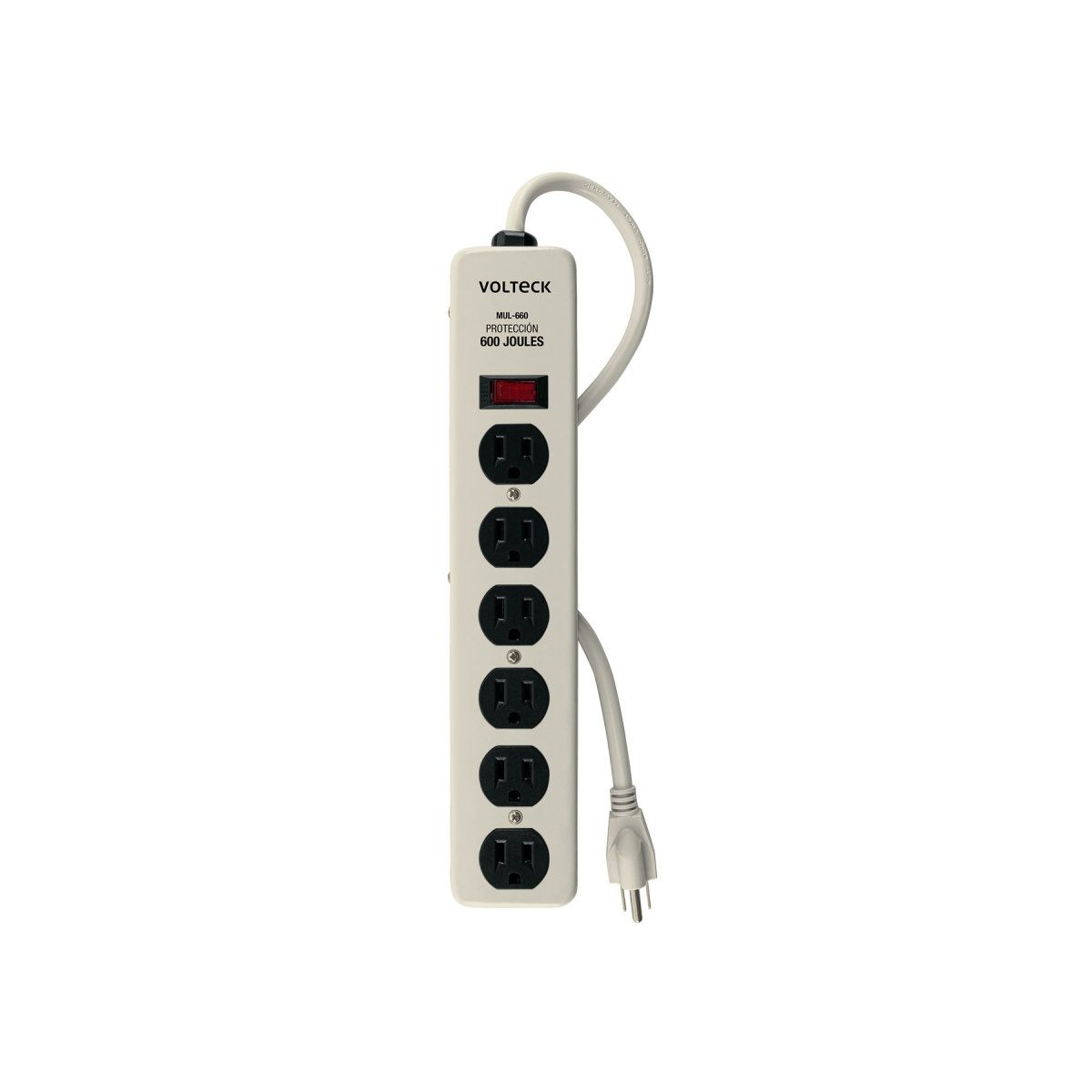 MULTICONTACTO SUPRESOR, 6 ENTR, 600J, VOLTECK - SUPERMIX