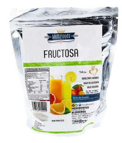 MULTIFOODS FRUCTOSA (AZUCAR DIETETICA) 14 OZ - SUPERMIX