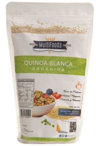MULTIFOODS SEMILLA QUINOA ORGANICA BLANCA 400 GR - SUPERMIX