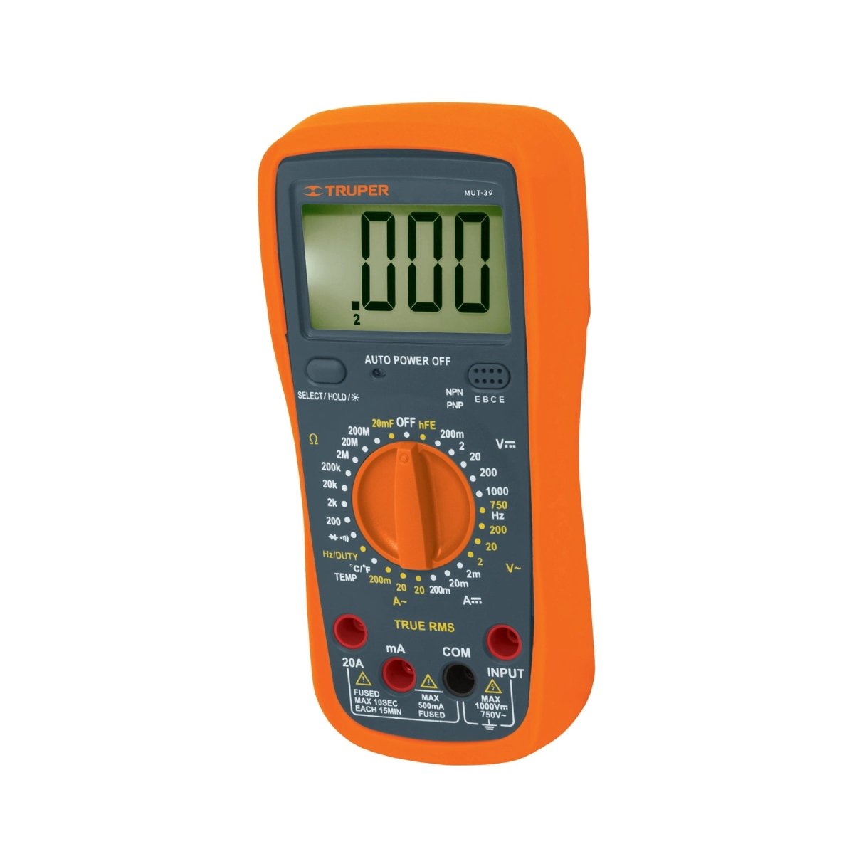 MULTIMETRO DIGITAL PROF. MUT - 39 TRUPER - SUPERMIX