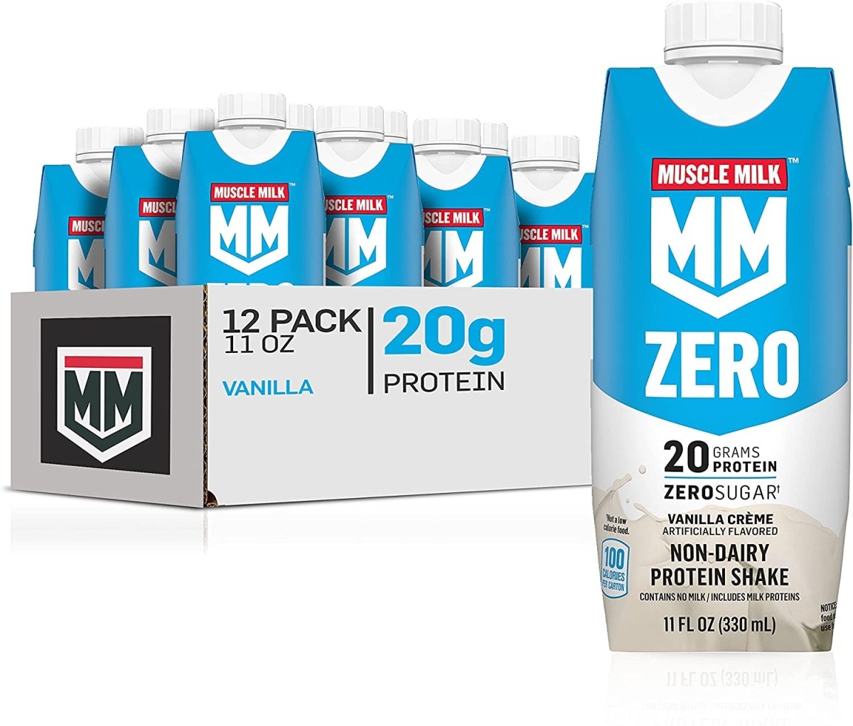MUSCLE MILK ZERO 100 CAL VAINILLA 11OZ - SUPERMIX
