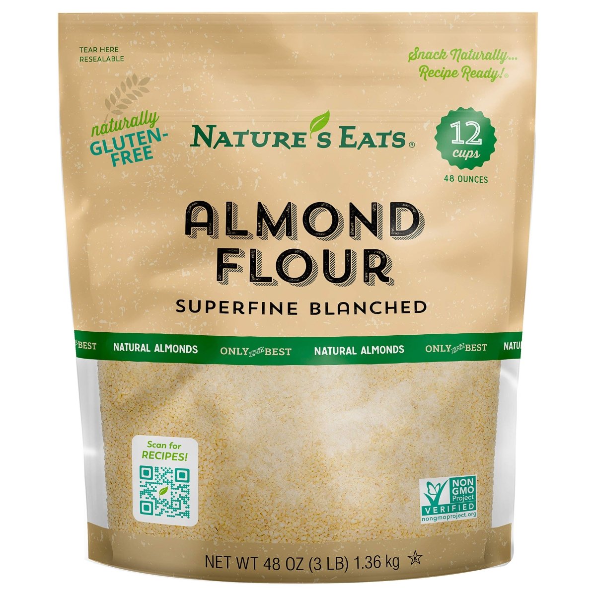 NATURES EATS HARINA DE ALMENDRAS 16 OZ - SUPERMIX