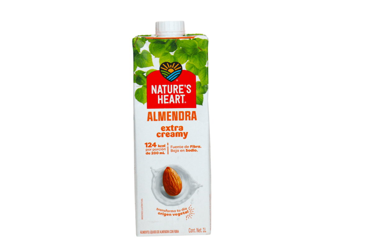 NATURES HEART LECHE DE ALMENDRA EXTRA CREMOSA 1 LT - SUPERMIX