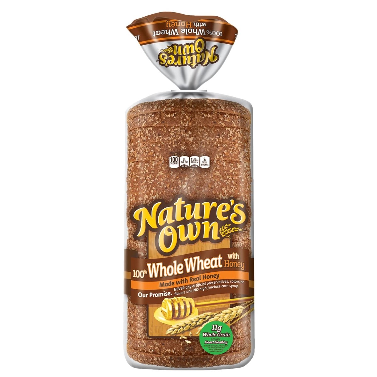 NATURE'S OWN PAN VIGA INTEGRAL C/ MIEL 20 OZ - SUPERMIX