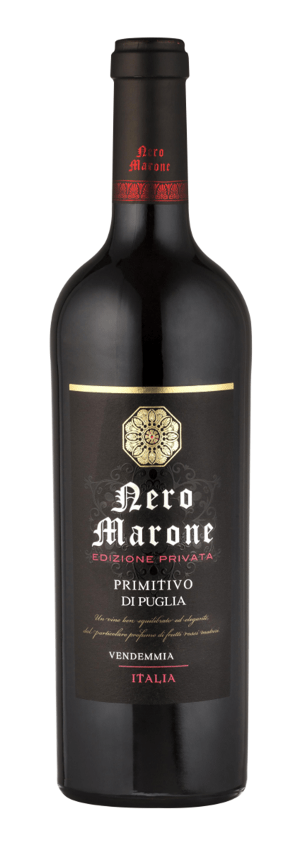 NERO MARONE VINO TINTO PRIMITIVO IGP PUGLIA 75 CL - SUPERMIX