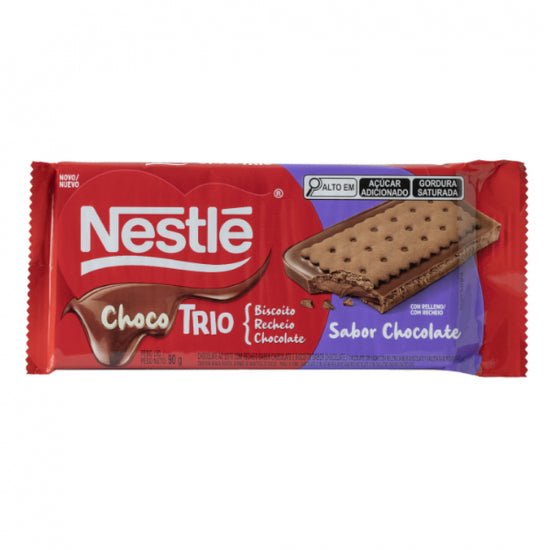 NESTLE CHOCO TRIO SABOR CHOCOLATE 90 GR - SUPERMIX