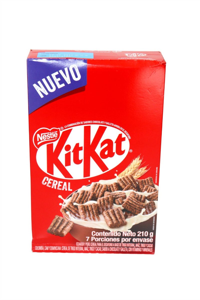 NESTLE KIT KAT CEREAL SABOR CHOCOLATE 210 GR - SUPERMIX