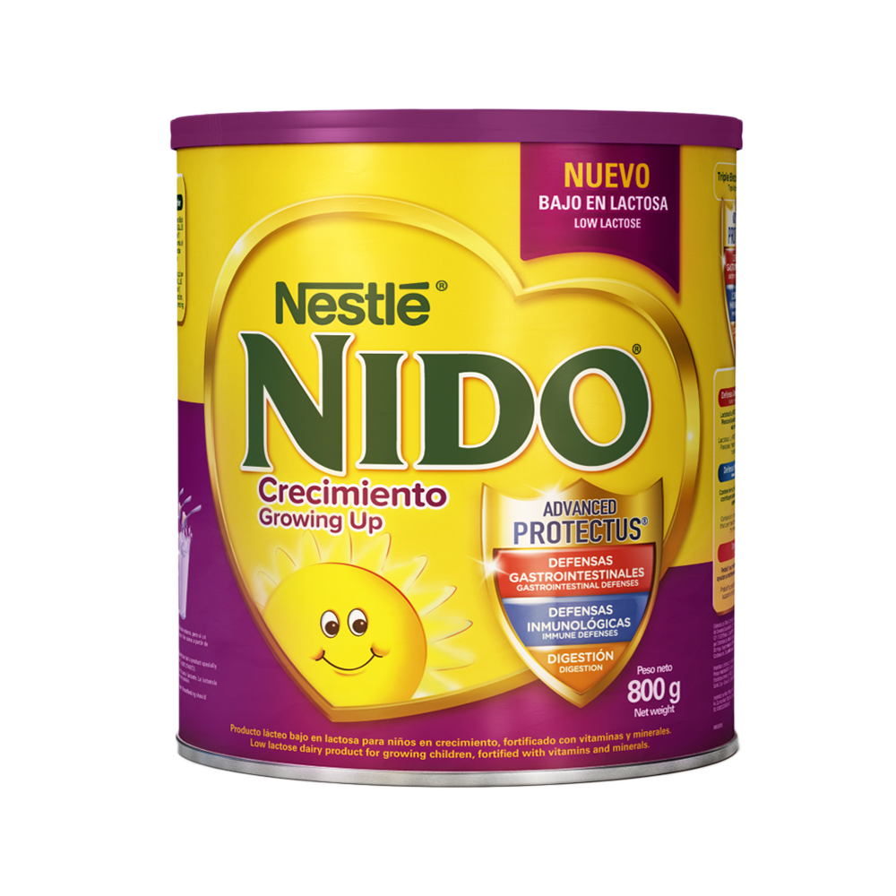 NIDO CRECIMIENTO BAJO EN LACTOSA 800 GR - SUPERMIX