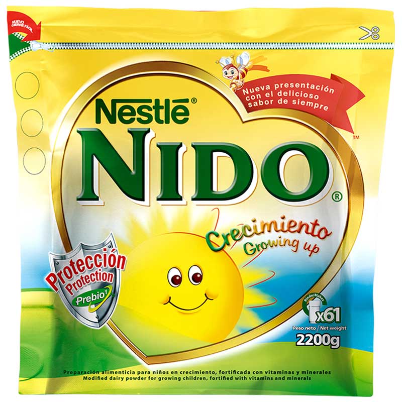 NIDO CRECIMIENTO LECHE EN POLVO PREBIO 2000 GR - SUPERMIX