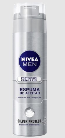 NIVEA FOR MEN ESPUMA DE AFEITAR SILVER PROTEC 200 ML - SUPERMIX