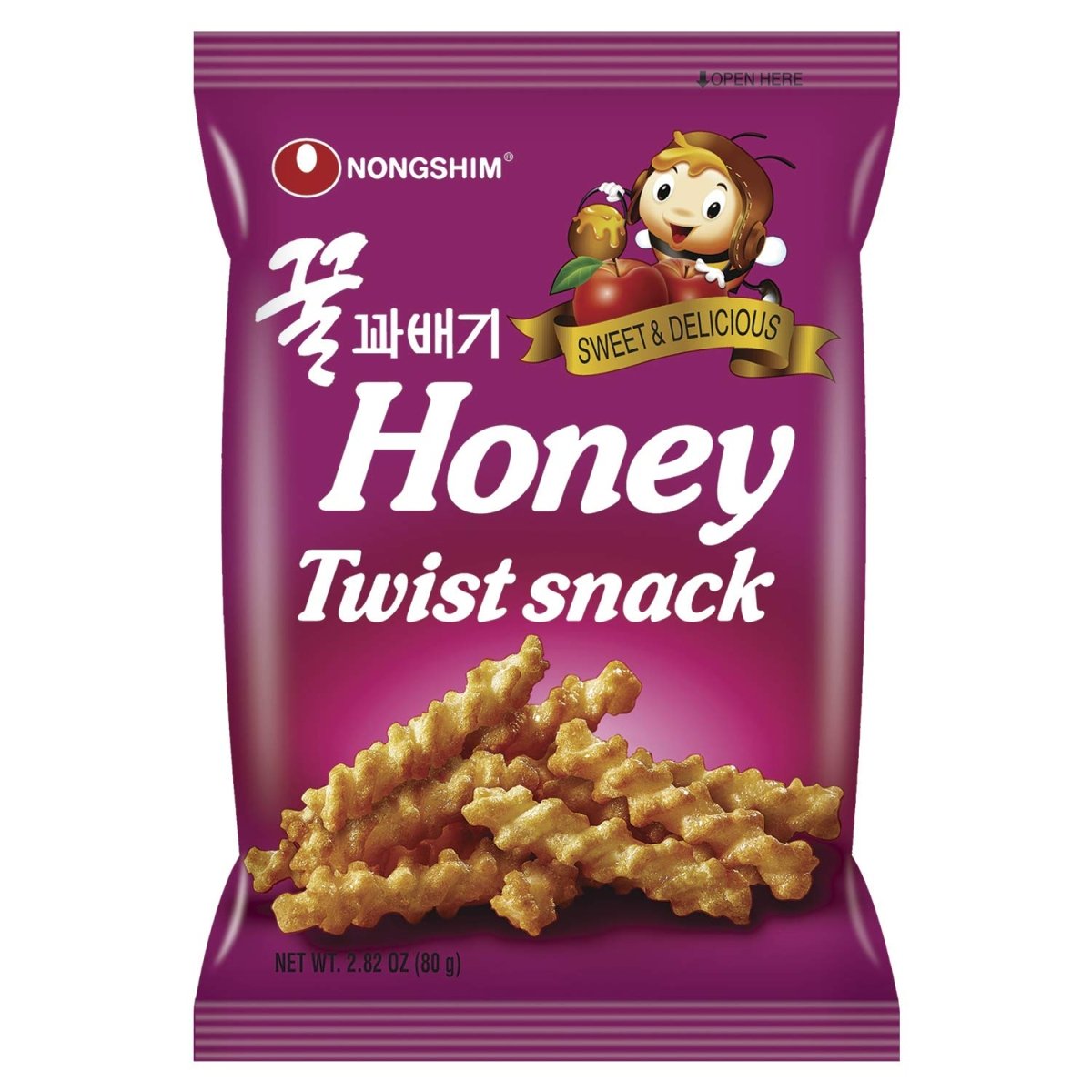 NONGSHIM HONEY FLAVOURED TWIST SNACK 75 GRS - SUPERMIX