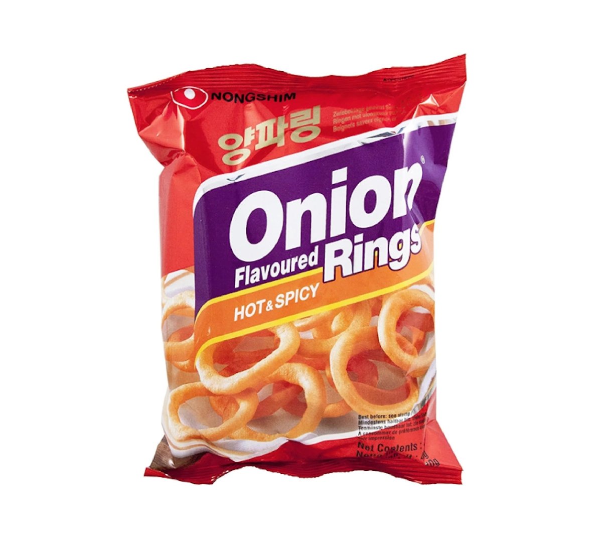 NONGSHIM ONION RINGS SPICY FLAVOURED 50 GRS - SUPERMIX